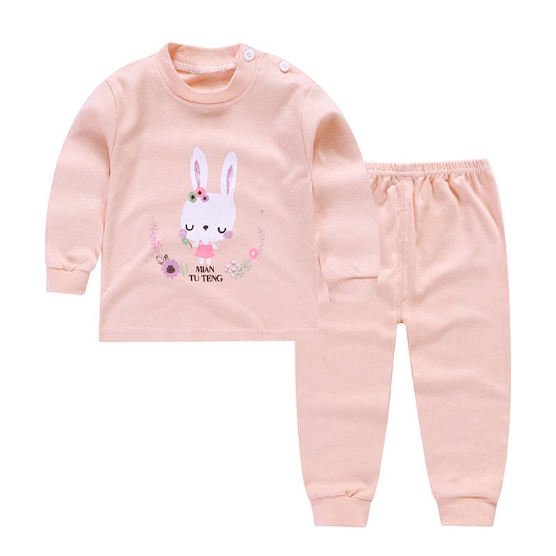 Cotton Baby Pajamas – Long Sleeve, Long Trousers for Autumn & Winter - Image 3