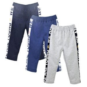 Boys Cotton Sports Pants – 100% Cotton Casual Trousers for Ages 3–8