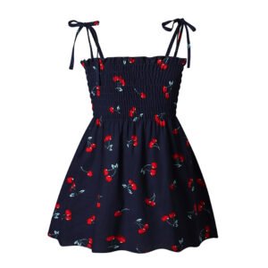 Alternative view of Baby Girl Cotton Dress – Summer Sling Style for Children