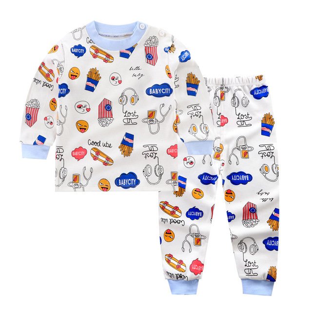 Cotton Baby Pajamas – Long Sleeve, Long Trousers for Autumn & Winter - Image 5